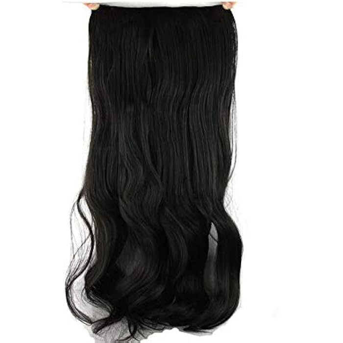 DILLARDS Fashion Fluffy Long Big Wavy Curly Hair Extension Black -H159 - Image 2